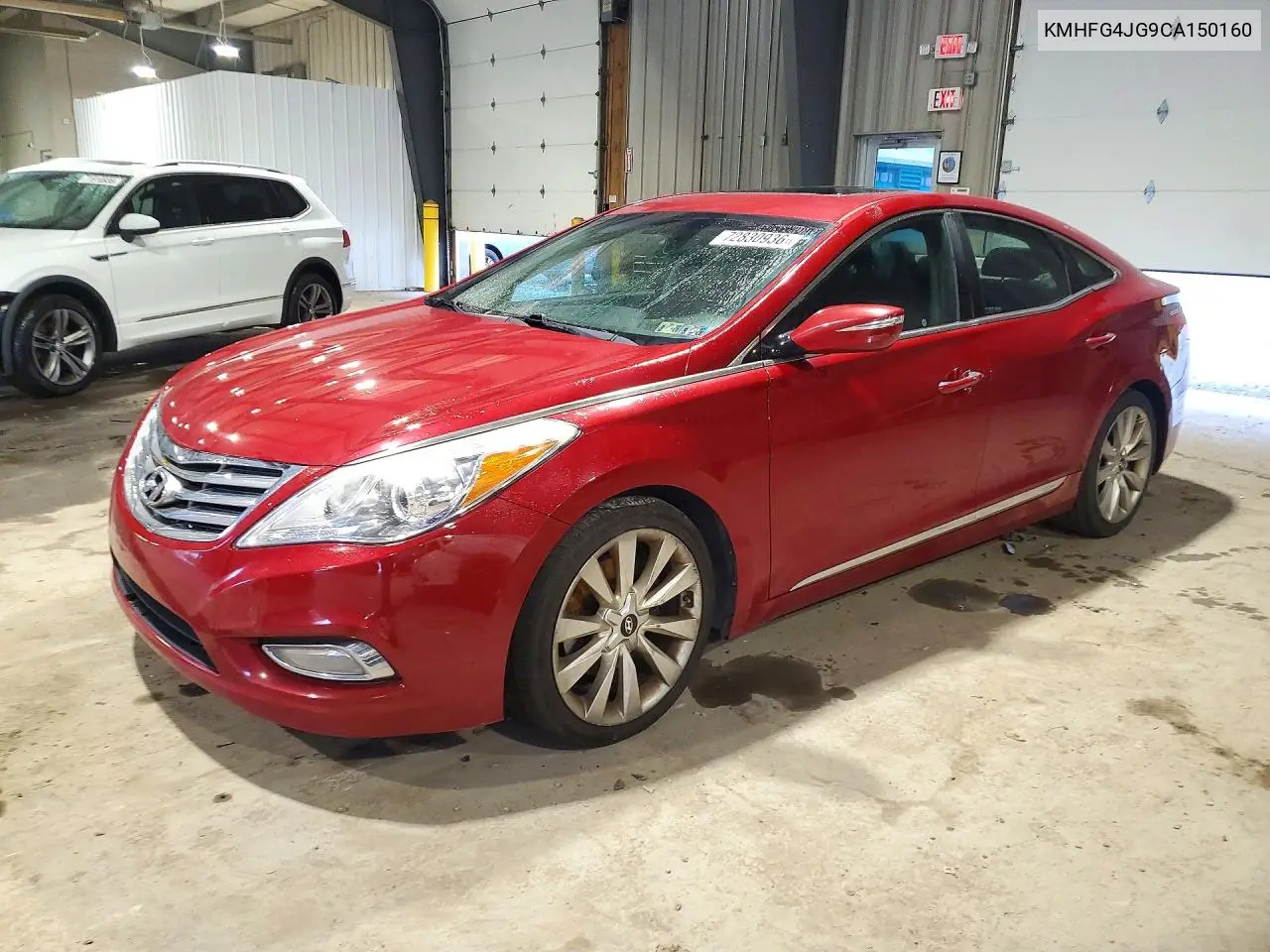 HYUNDAI AZERA 2012, VIN KMHFG4JG9CA150160