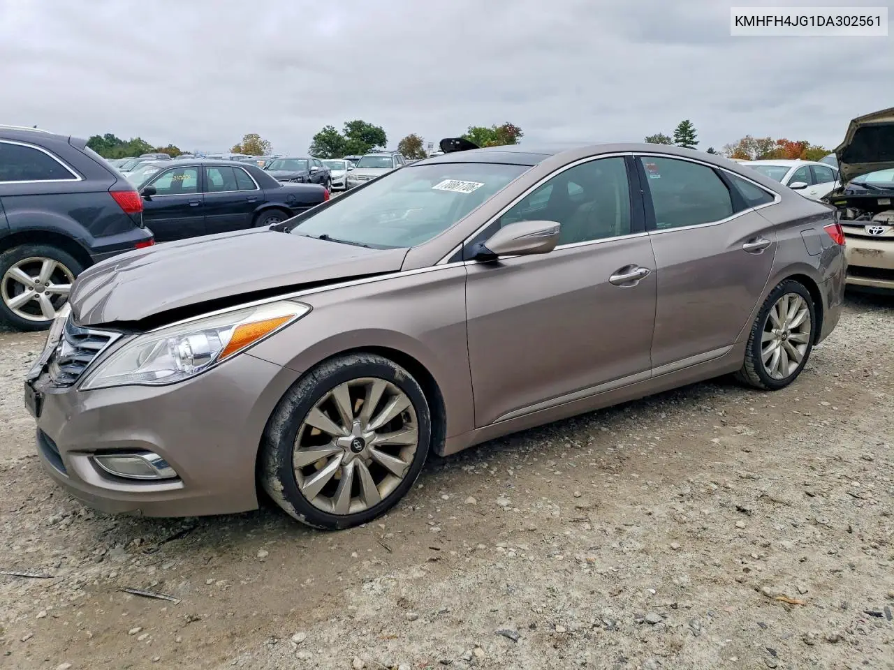 HYUNDAI AZERA 2013, VIN KMHFH4JG1DA302561