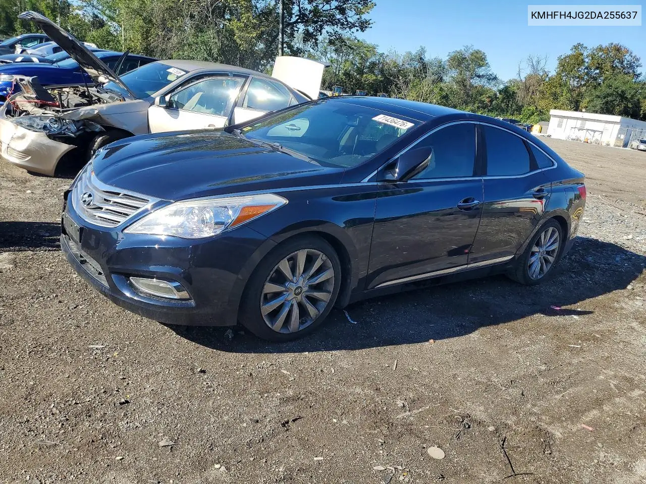 HYUNDAI AZERA 2013, VIN KMHFH4JG2DA255637