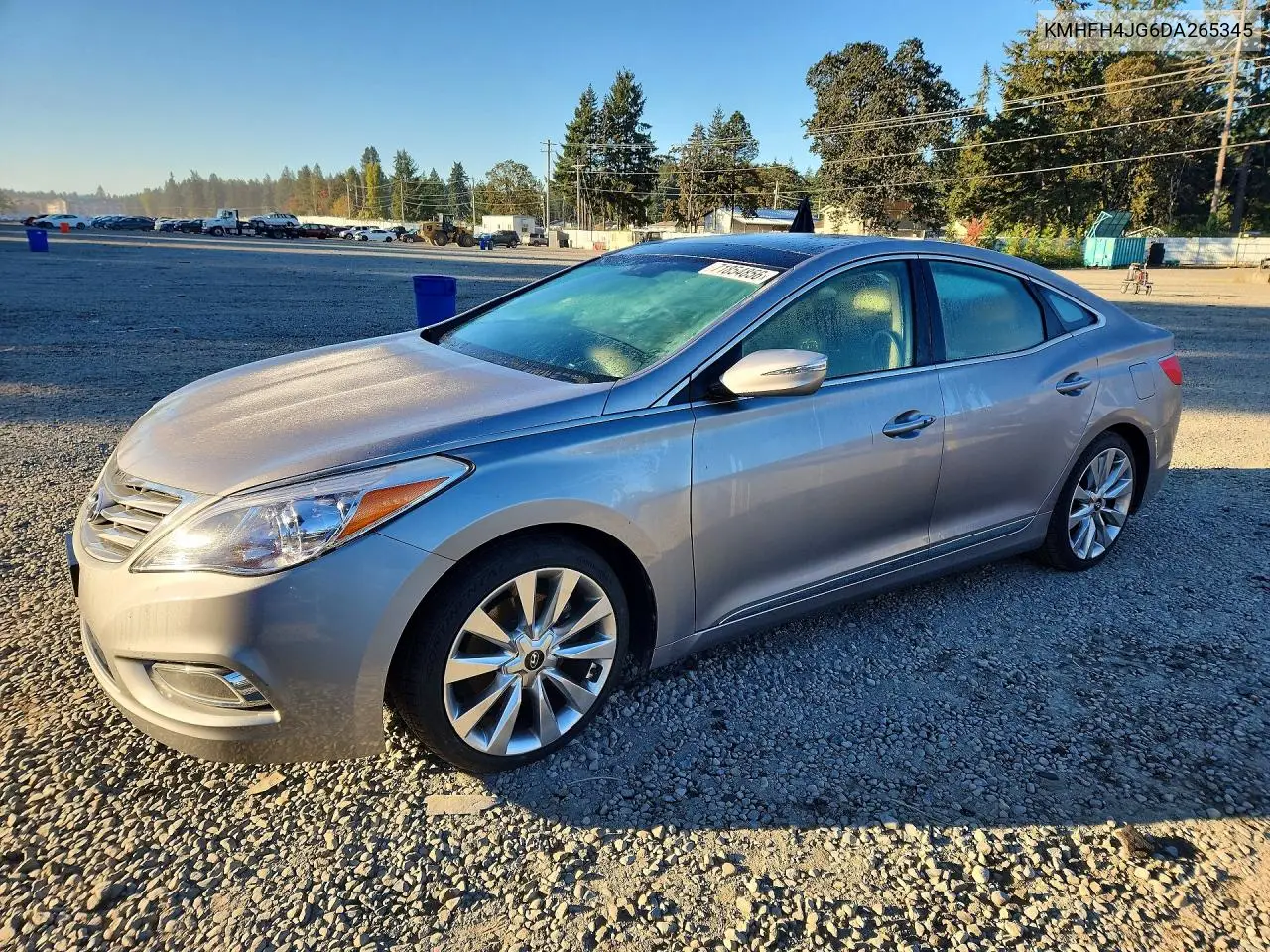 HYUNDAI AZERA 2013, VIN KMHFH4JG6DA265345