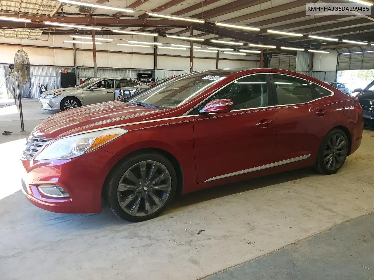 HYUNDAI AZERA 2013, VIN KMHFH4JG5DA299485