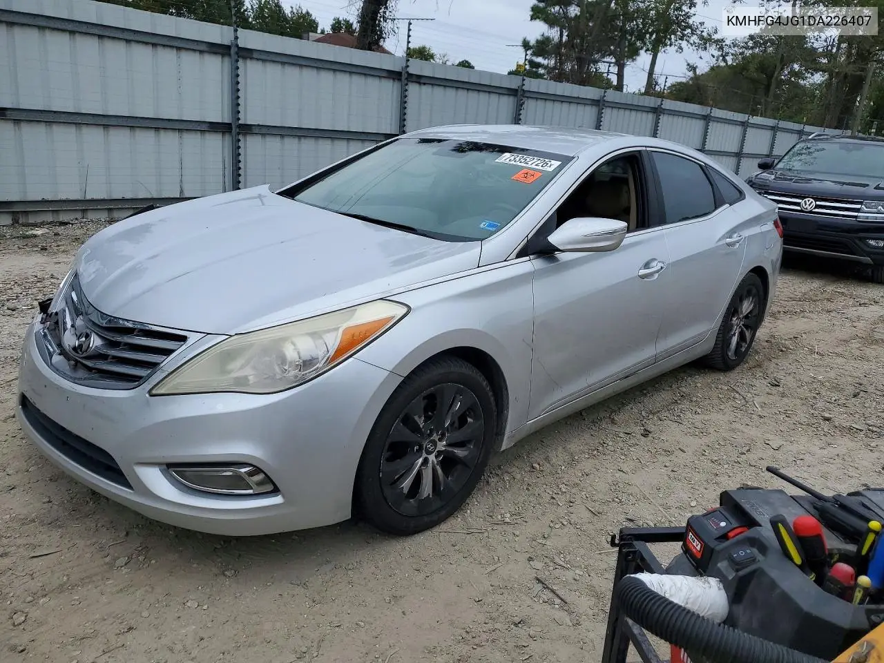 HYUNDAI AZERA 2013, VIN KMHFG4JG1DA226407