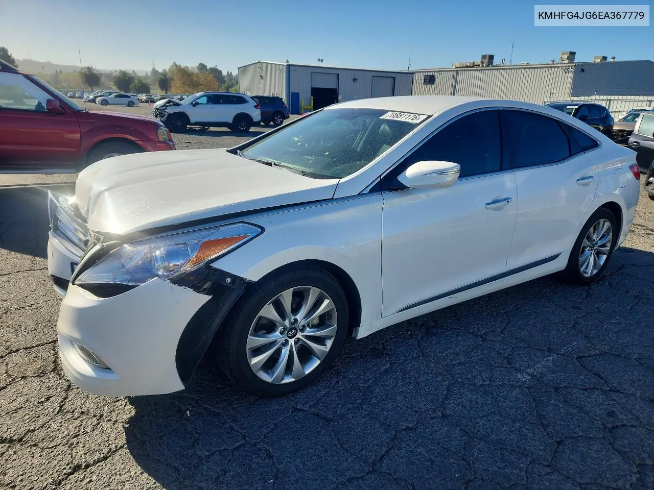 HYUNDAI AZERA 2014, VIN KMHFG4JG6EA367779