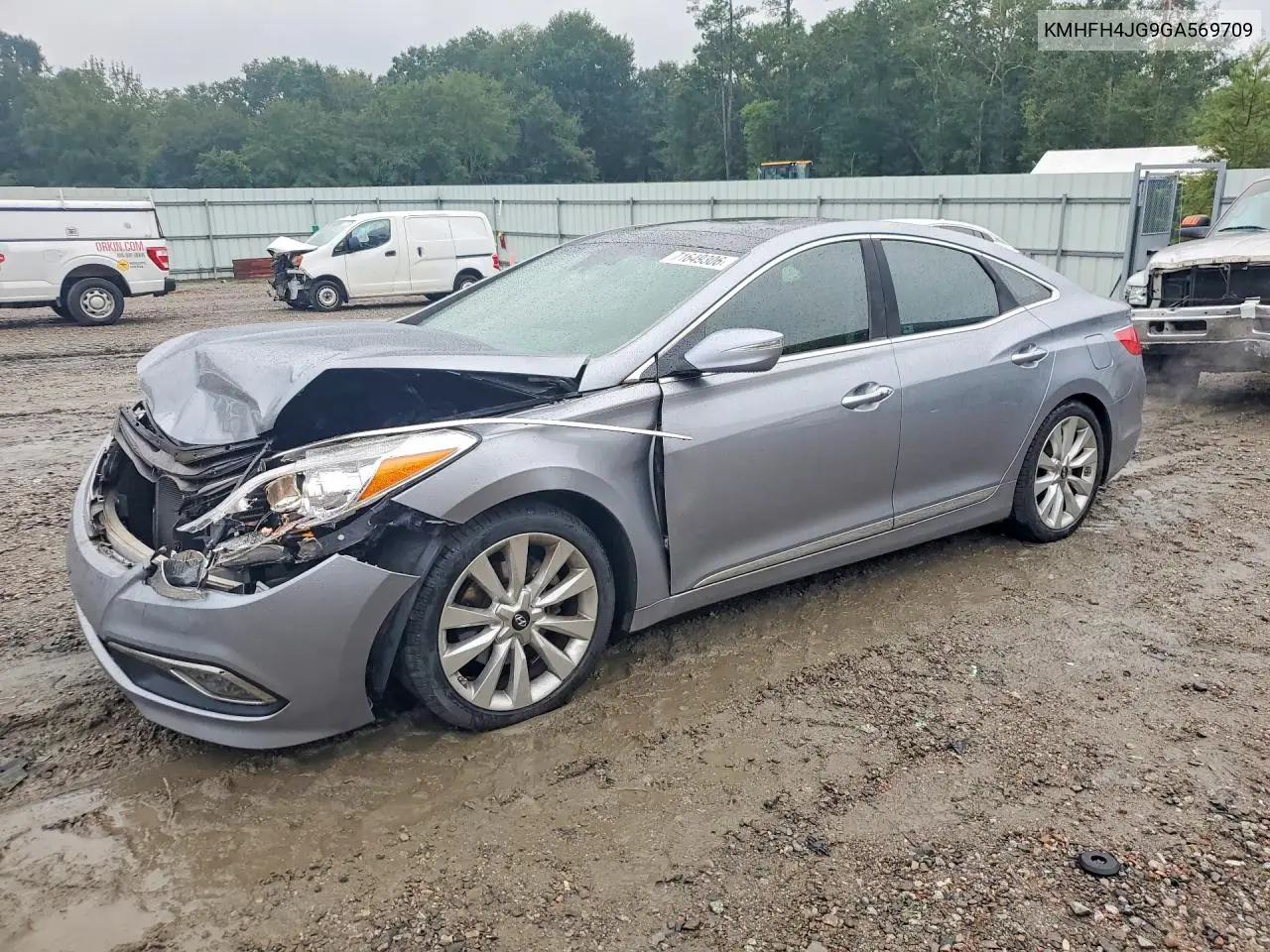 HYUNDAI AZERA 2016, VIN KMHFH4JG9GA569709