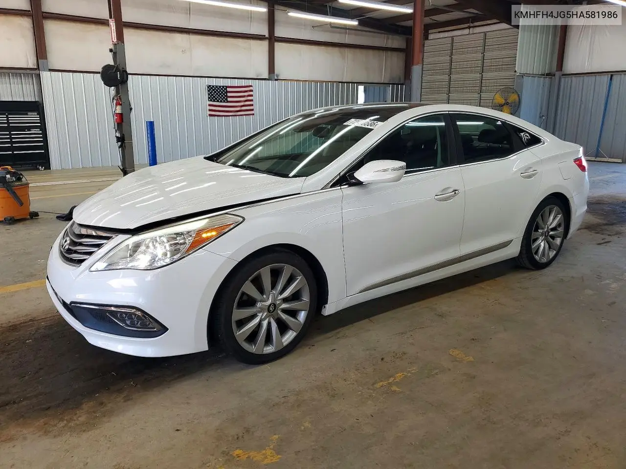 HYUNDAI AZERA 2017, VIN KMHFH4JG5HA581986