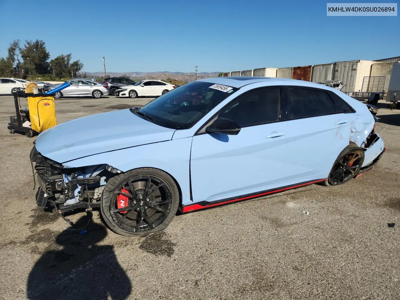 HYUNDAI ELANTRA N 2025, VIN KMHLW4DK0SU026894