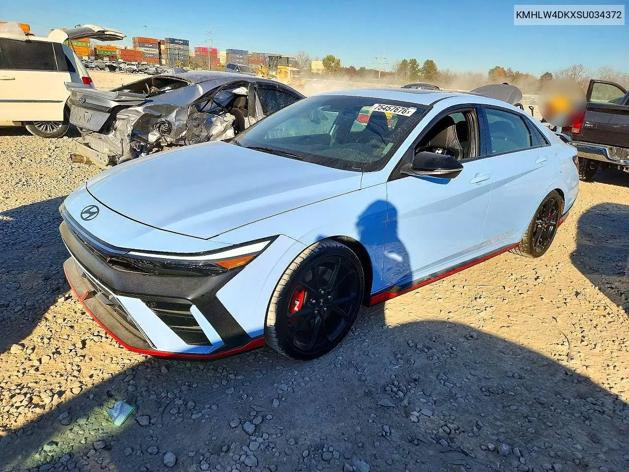 HYUNDAI ELANTRA N 2025, VIN KMHLW4DKXSU034372