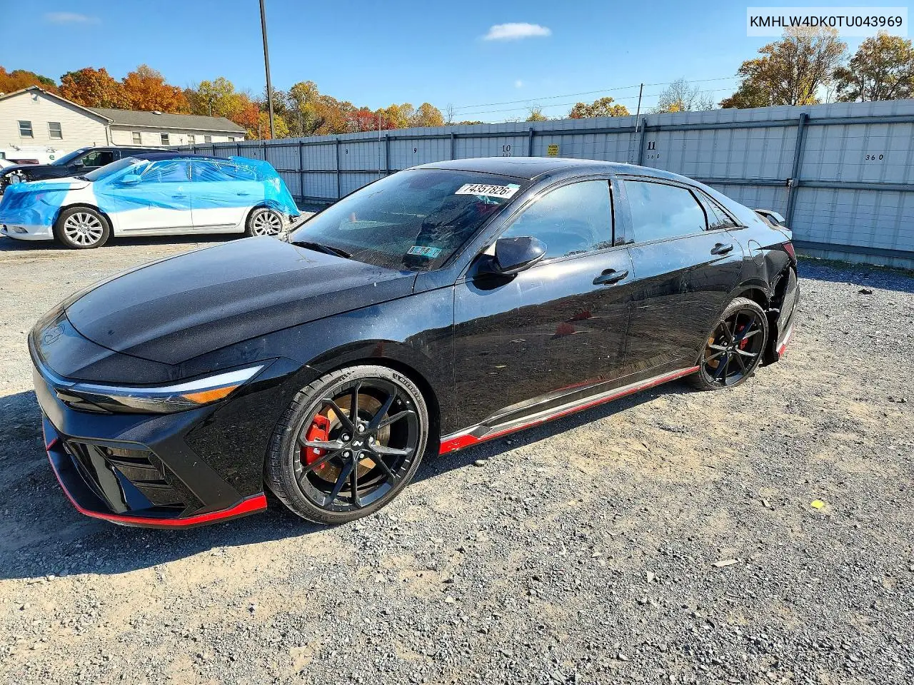 HYUNDAI ELANTRA N 2026, VIN KMHLW4DK0TU043969