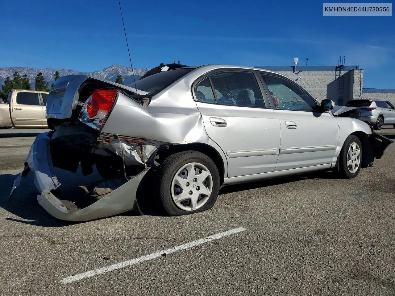 2004 HYUNDAI ELANTRA VIN KMHDN46D44U730556 — фото 3