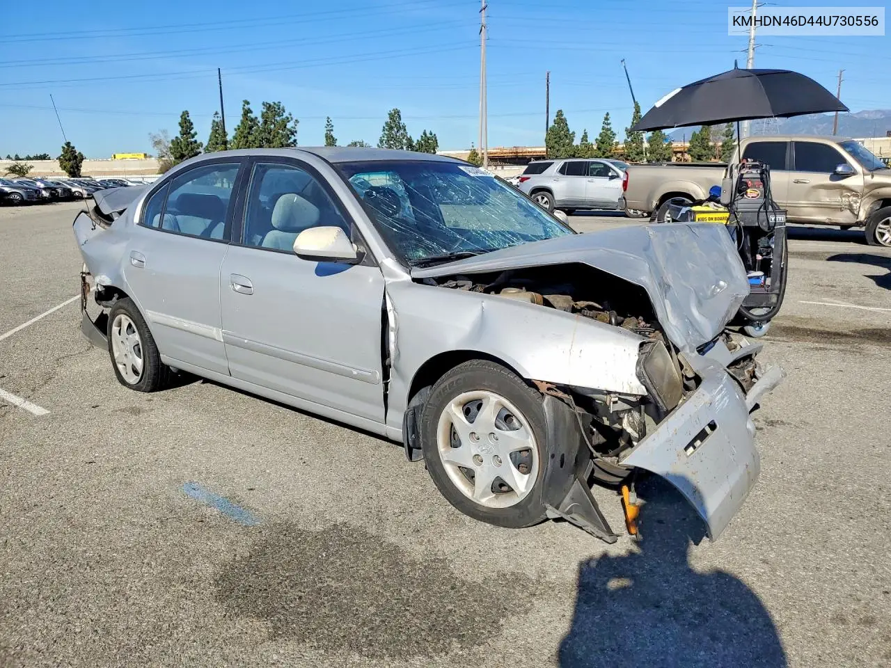 2004 HYUNDAI ELANTRA VIN KMHDN46D44U730556 — фото 4