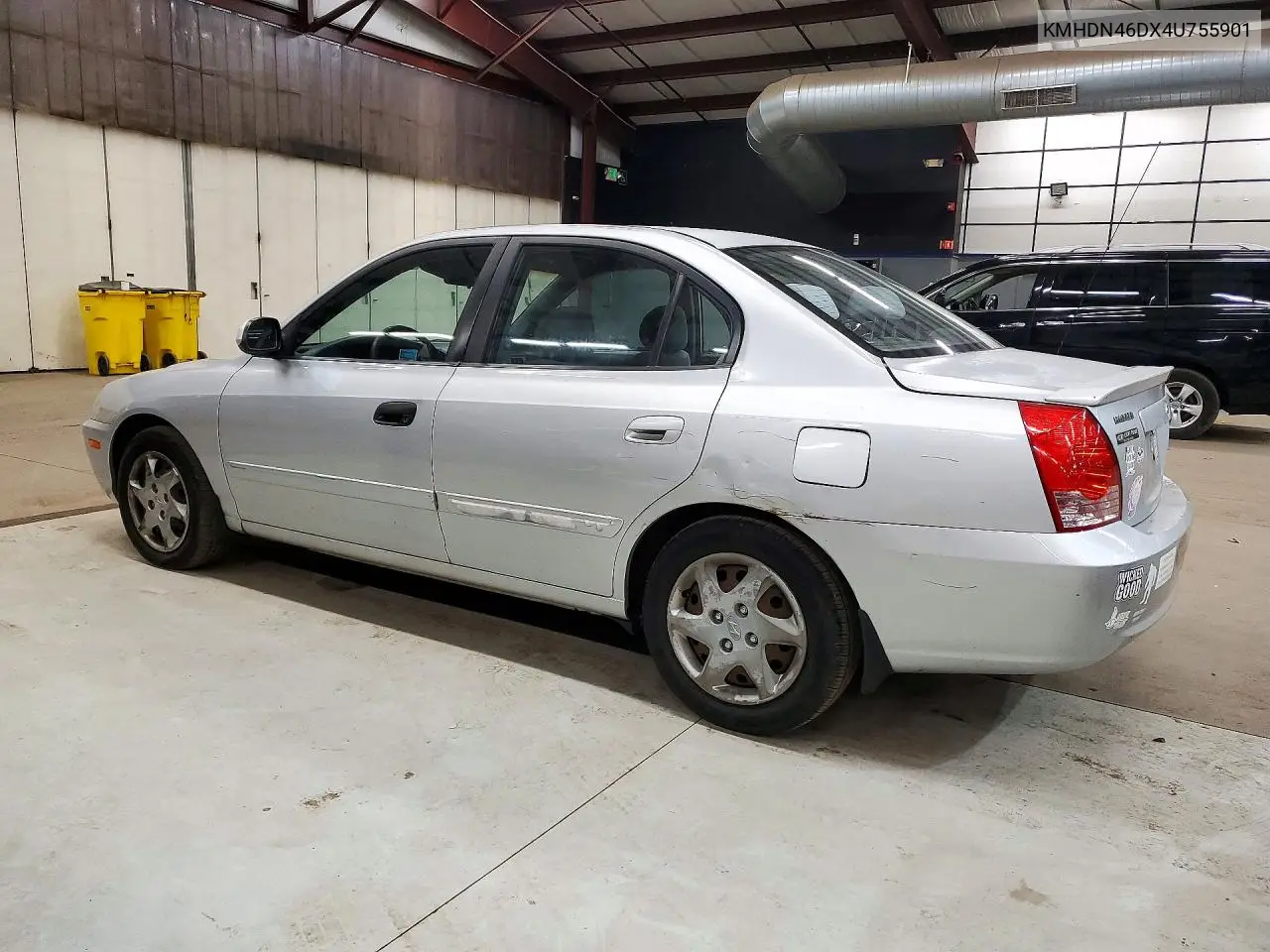 2004 HYUNDAI ELANTRA VIN KMHDN46DX4U755901 — фото 2
