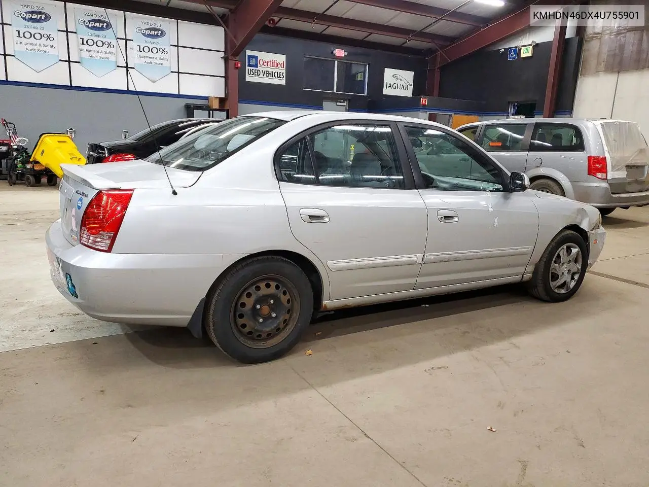 2004 HYUNDAI ELANTRA VIN KMHDN46DX4U755901 — фото 3