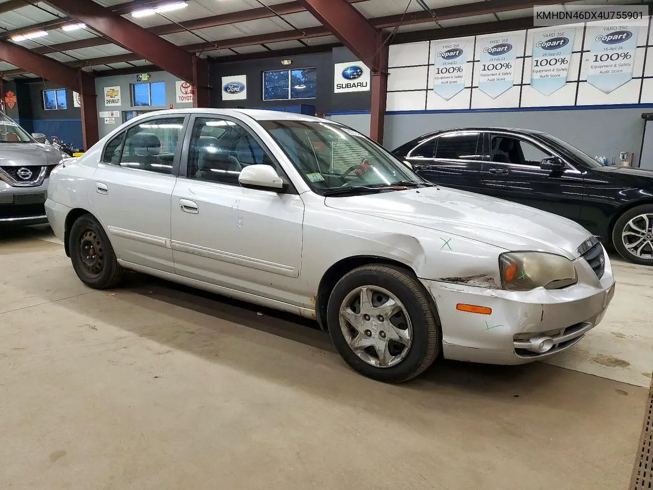 2004 HYUNDAI ELANTRA VIN KMHDN46DX4U755901 — фото 4