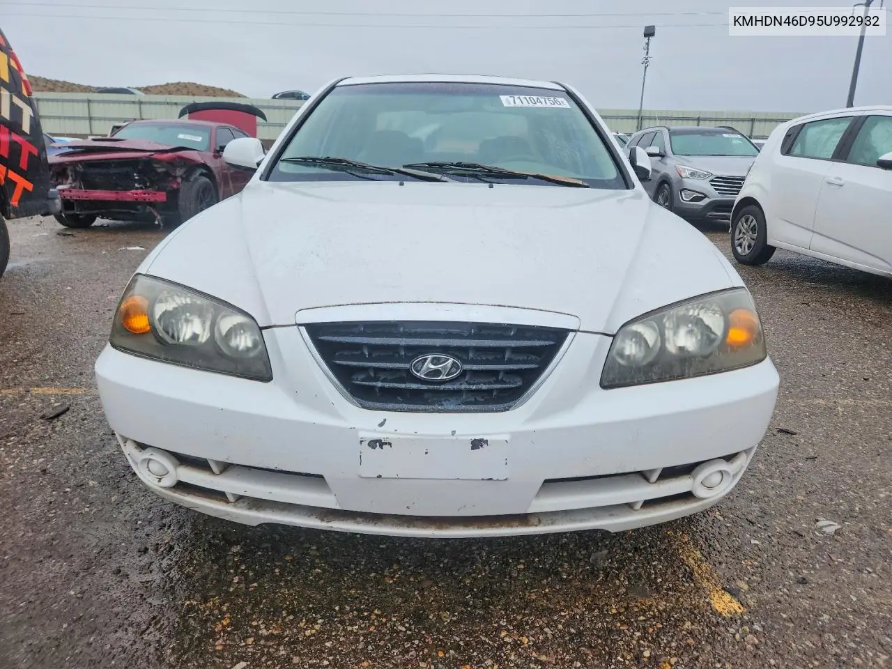 2005 HYUNDAI ELANTRA VIN KMHDN46D95U992932 — фото 5