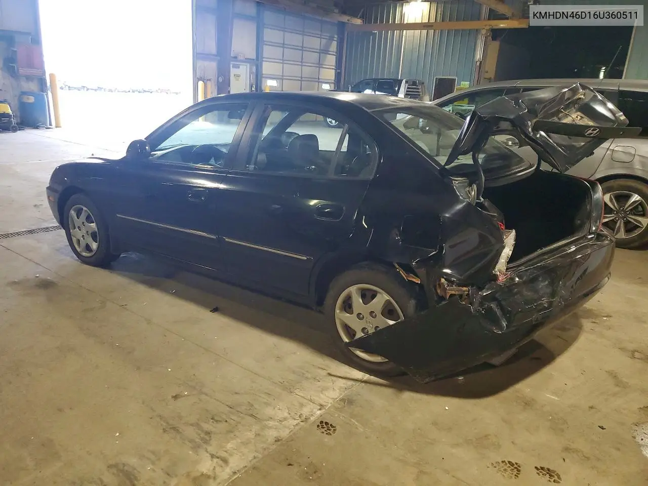 2006 HYUNDAI ELANTRA VIN KMHDN46D16U360511 — фото 2