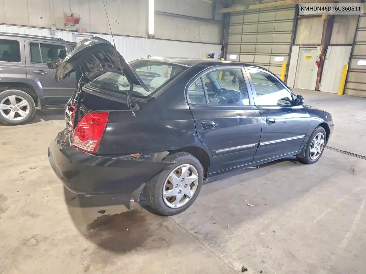 2006 HYUNDAI ELANTRA VIN KMHDN46D16U360511 — фото 3