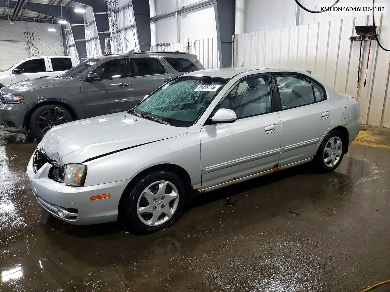 HYUNDAI ELANTRA 2006, VIN KMHDN46D46U364102