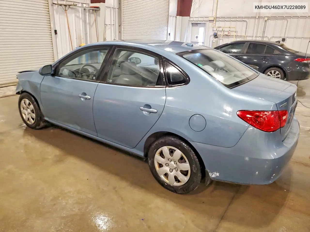 2007 HYUNDAI ELANTRA VIN KMHDU46DX7U228089 — фото 2