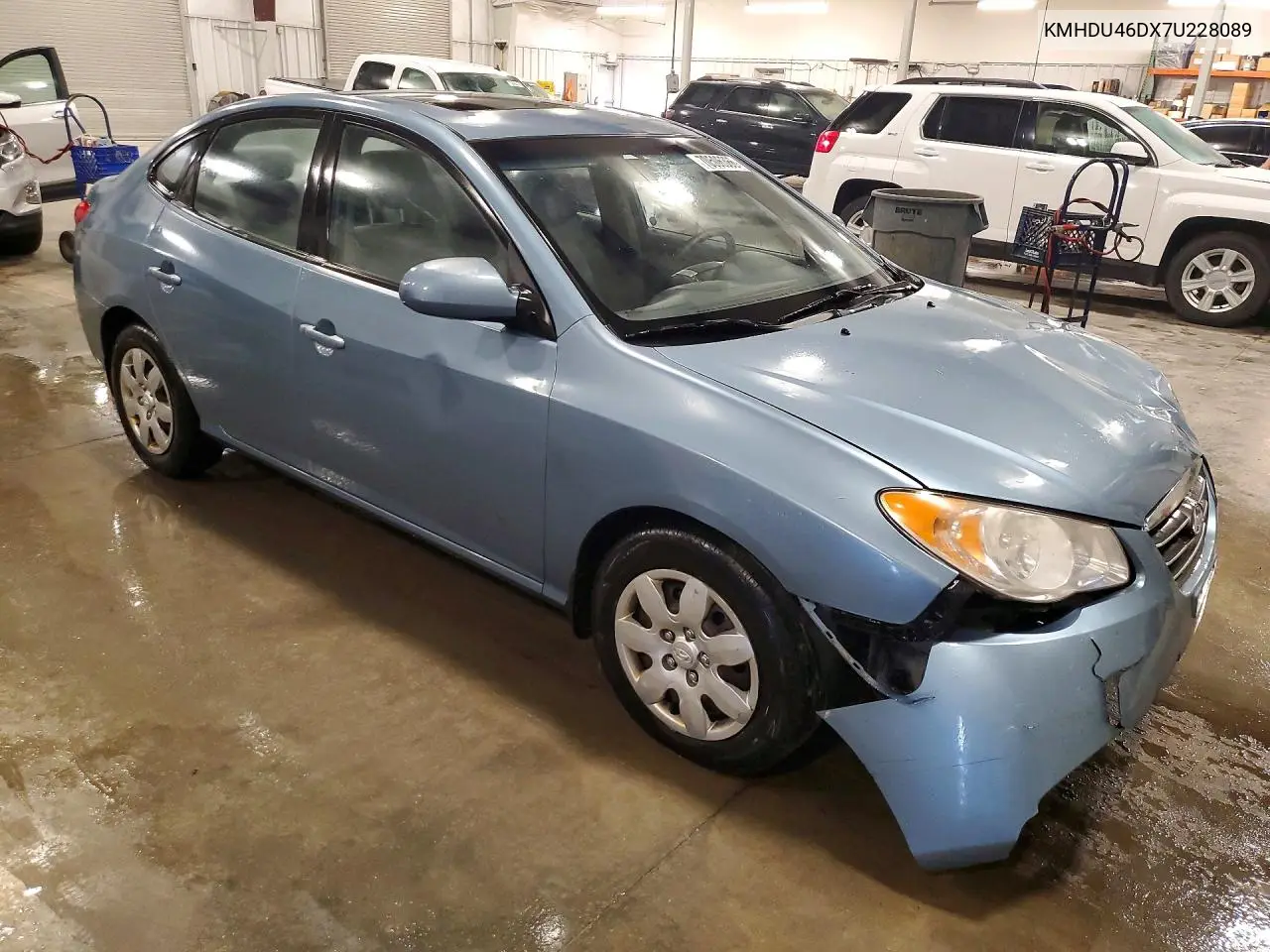 2007 HYUNDAI ELANTRA VIN KMHDU46DX7U228089 — фото 4