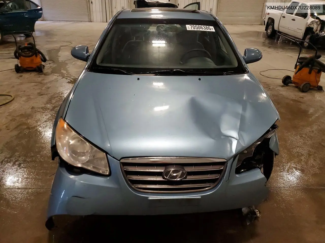 2007 HYUNDAI ELANTRA VIN KMHDU46DX7U228089 — фото 5