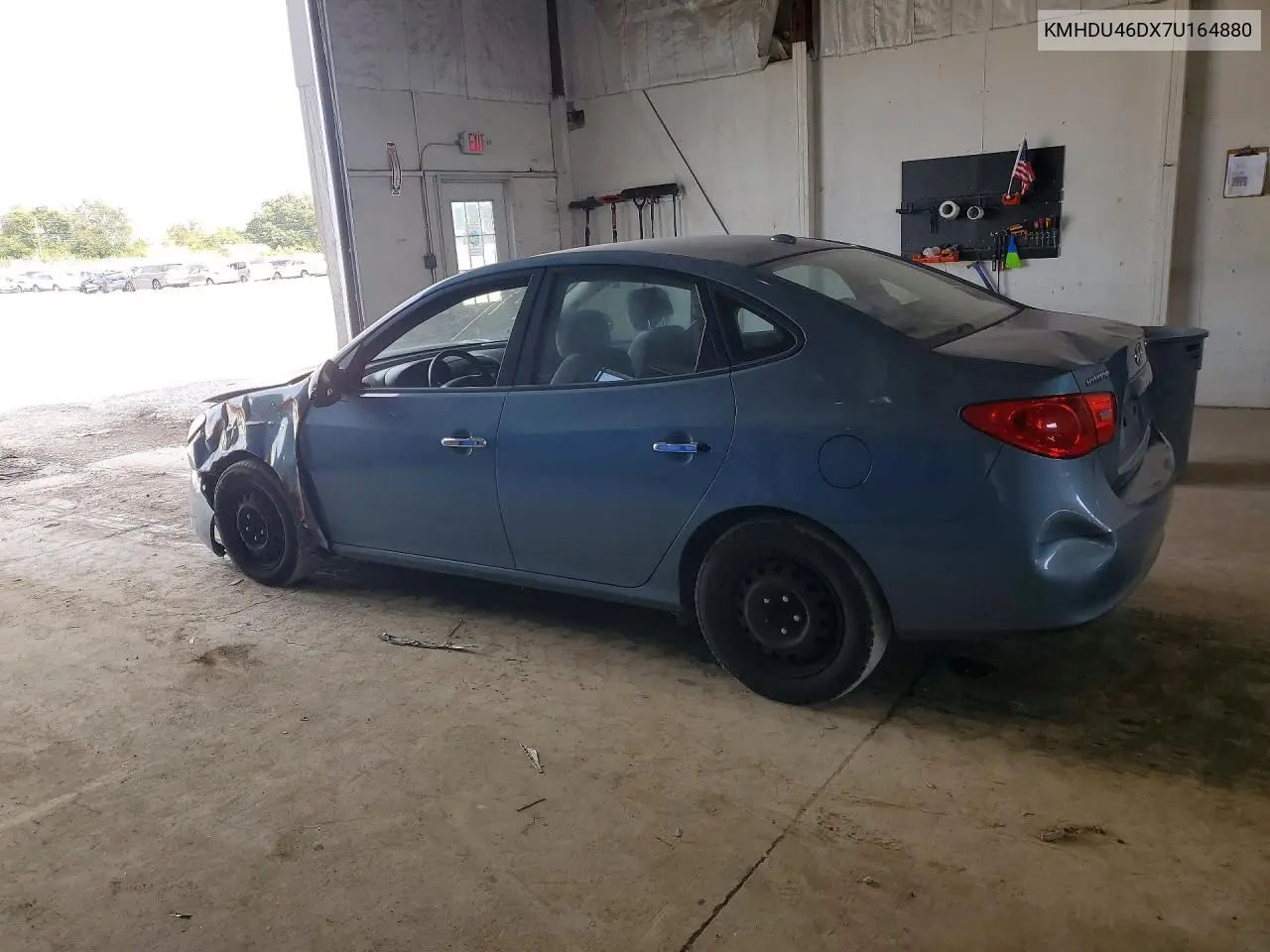 2007 HYUNDAI ELANTRA VIN KMHDU46DX7U164880 — фото 2