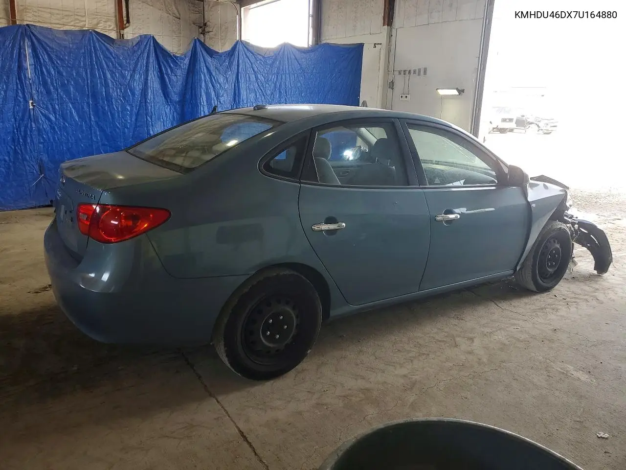 2007 HYUNDAI ELANTRA VIN KMHDU46DX7U164880 — фото 3