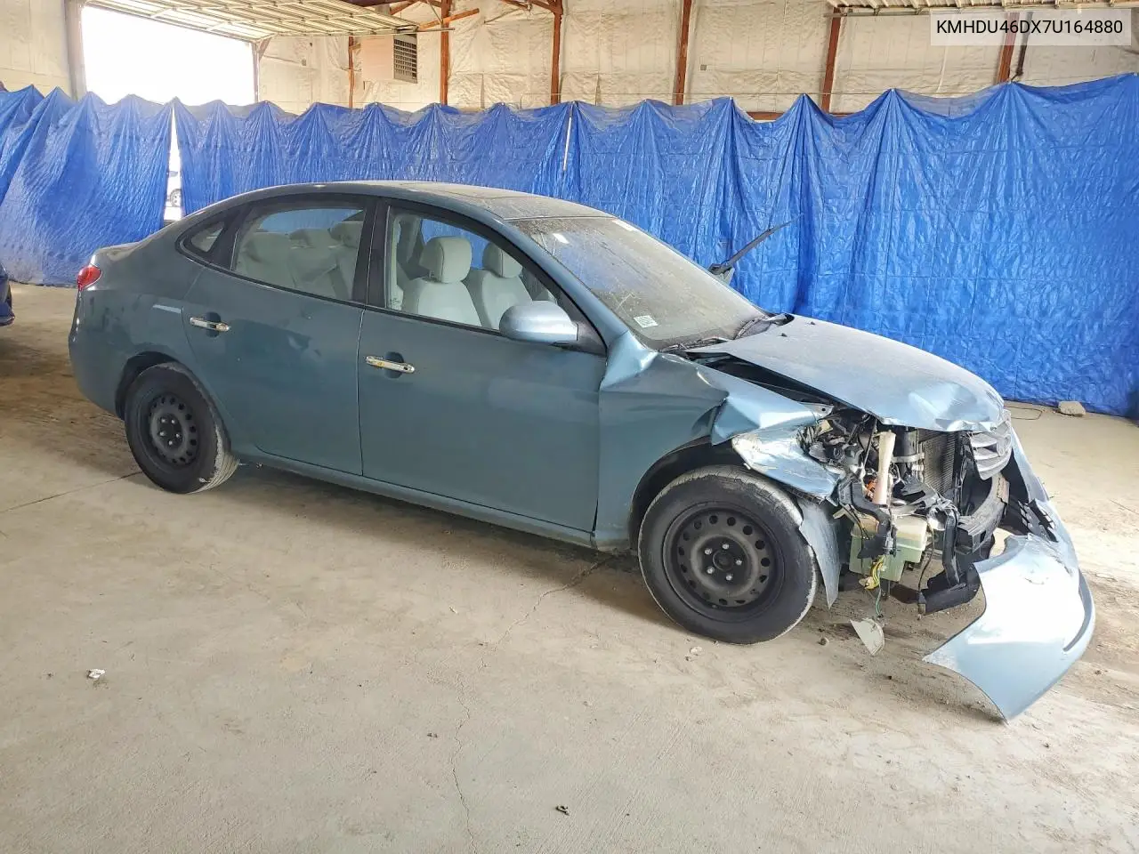 2007 HYUNDAI ELANTRA VIN KMHDU46DX7U164880 — фото 4