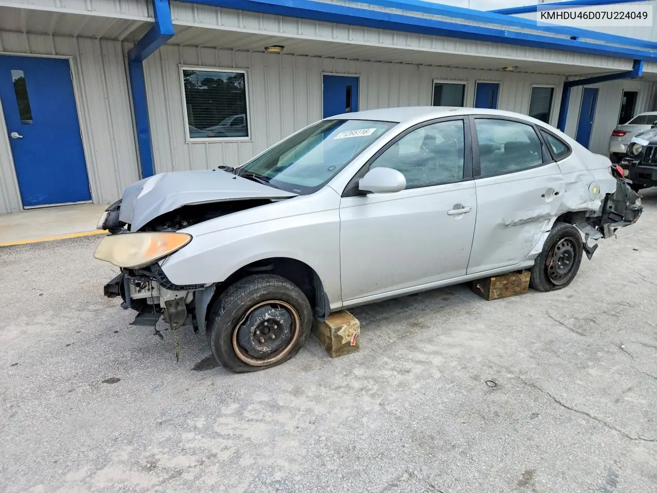 HYUNDAI ELANTRA 2007, VIN KMHDU46D07U224049
