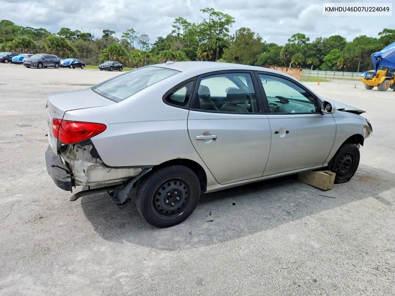2007 HYUNDAI ELANTRA VIN KMHDU46D07U224049 — фото 3