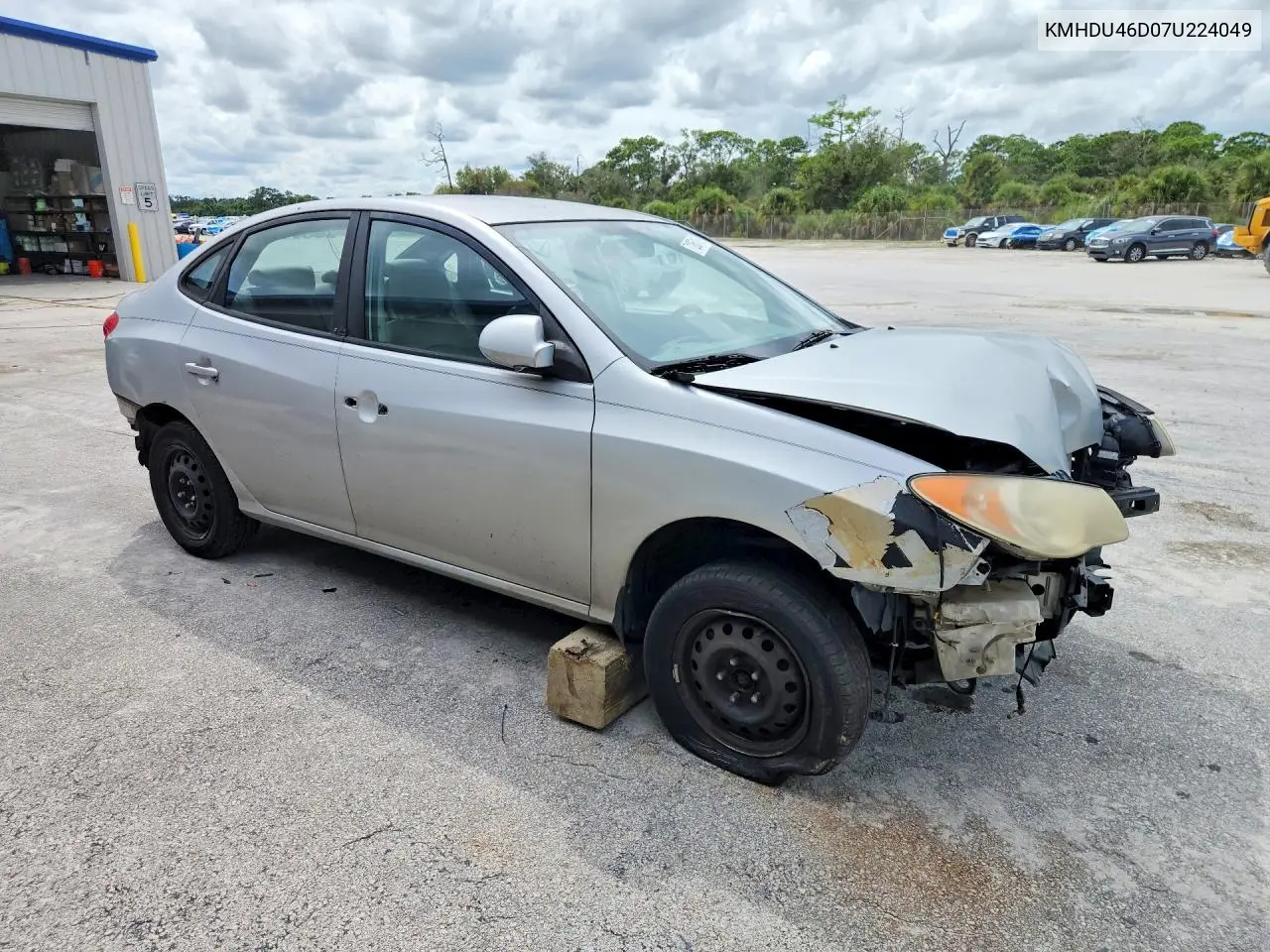 2007 HYUNDAI ELANTRA VIN KMHDU46D07U224049 — фото 4