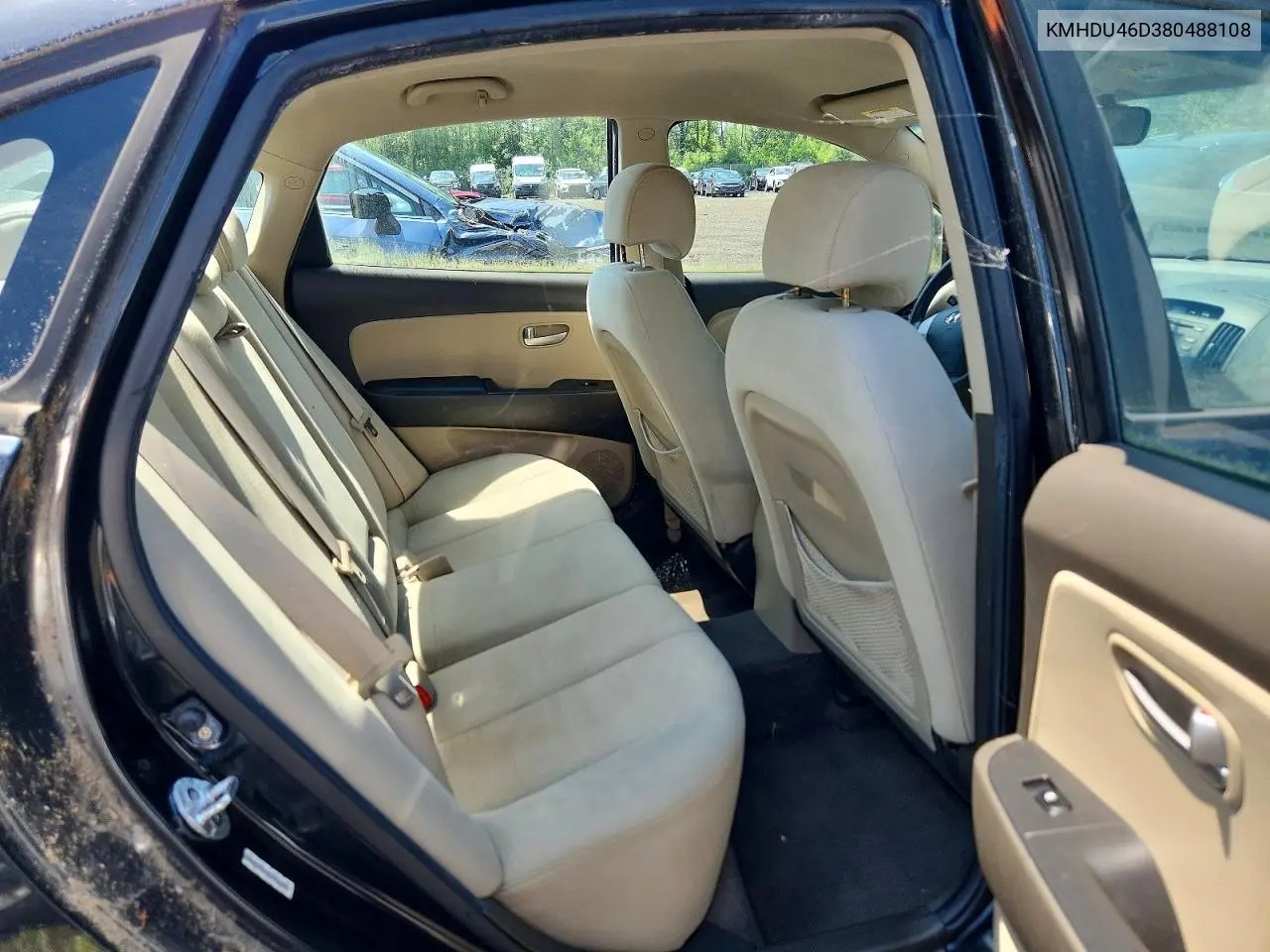 2008 HYUNDAI ELANTRA VIN KMHDU46D38U488108 — фото 10