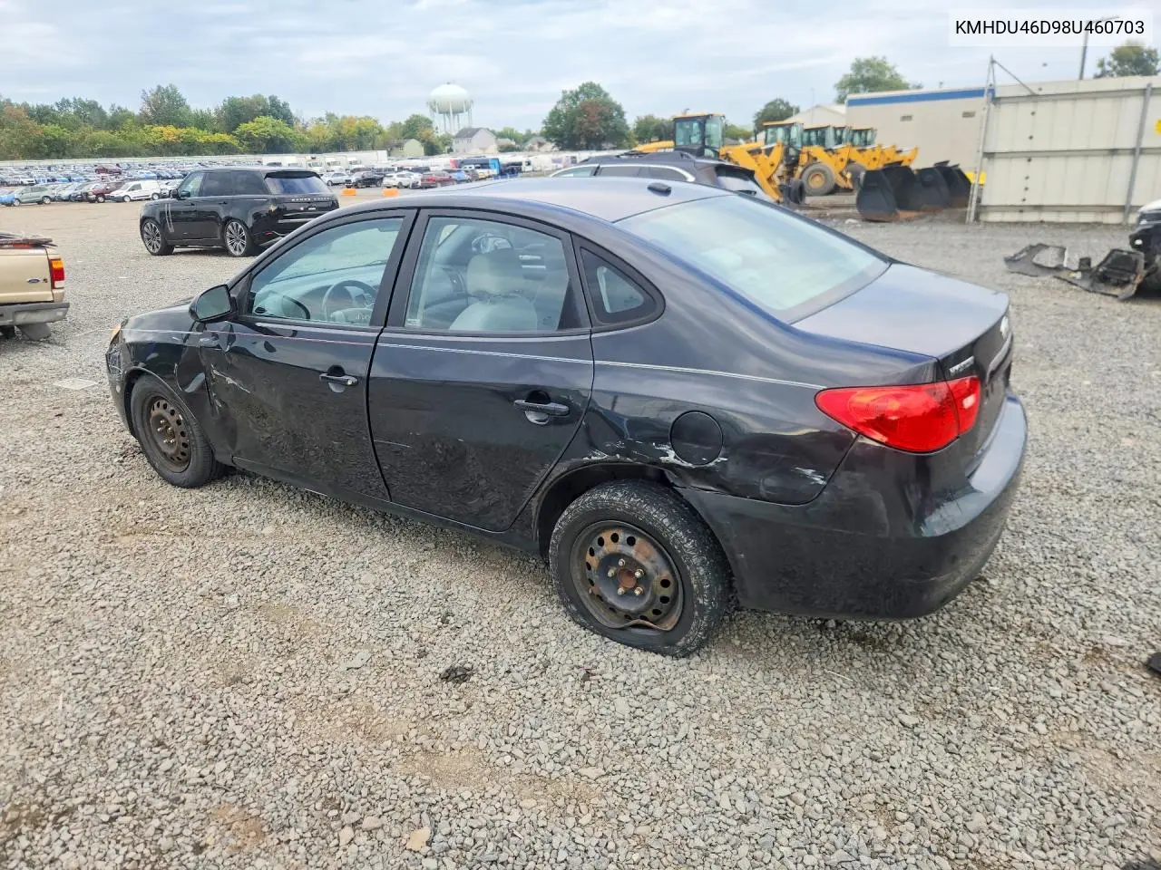 2008 HYUNDAI ELANTRA VIN KMHDU46D98U460703 — фото 2