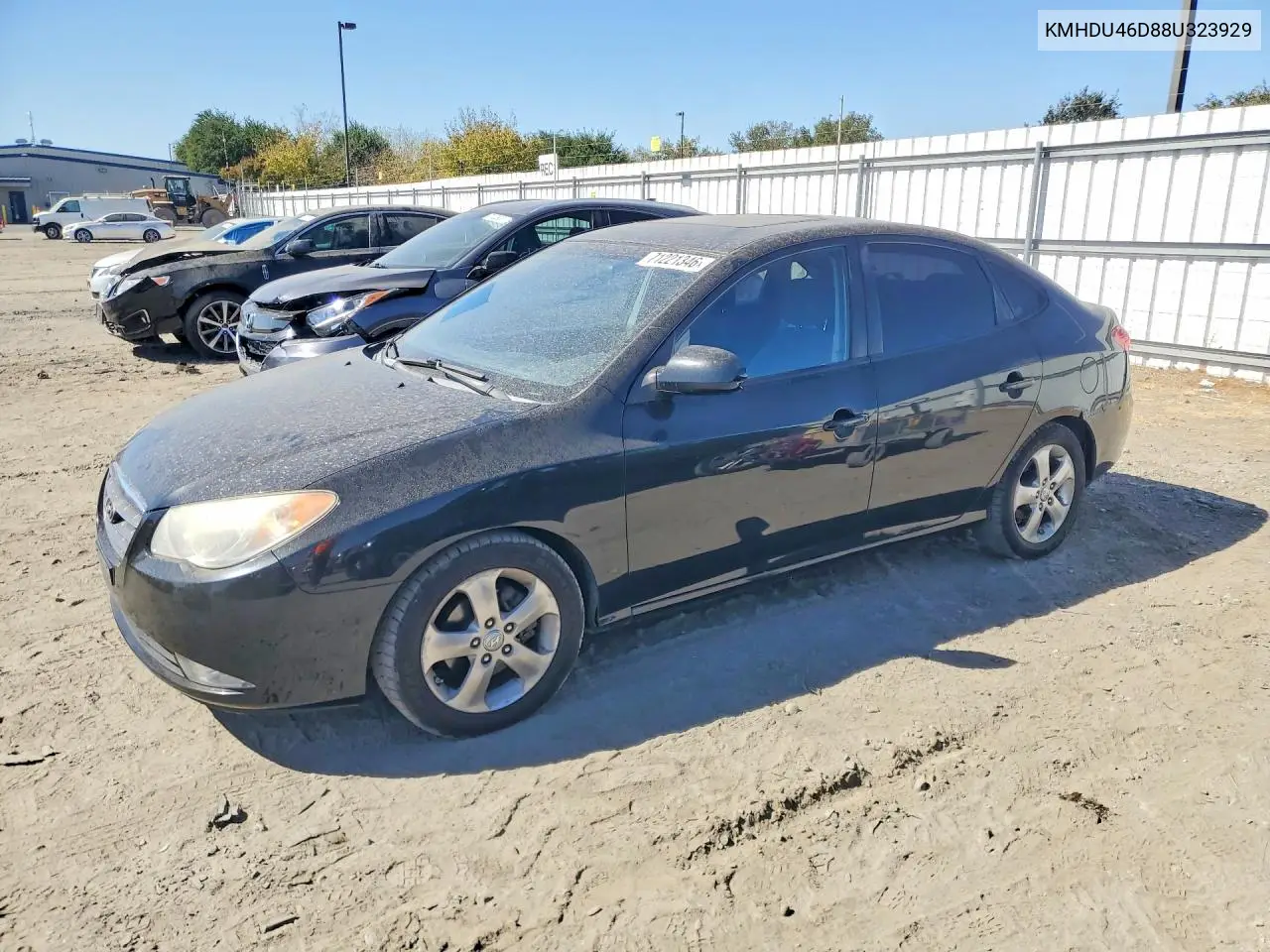 HYUNDAI ELANTRA 2008, VIN KMHDU46D88U323929