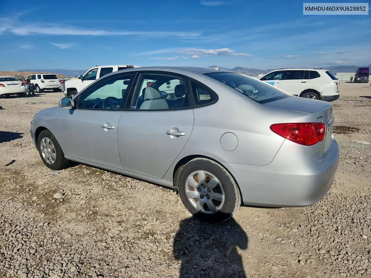 2009 HYUNDAI ELANTRA VIN KMHDU46DX9U628852 — фото 2
