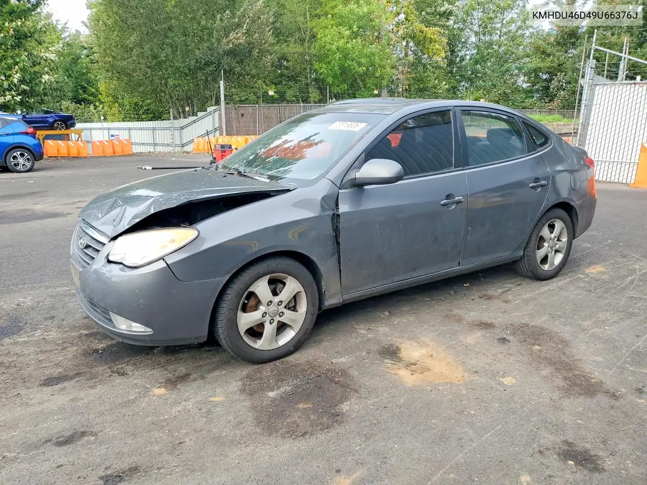 HYUNDAI ELANTRA 2009, VIN KMHDU46D49U66376J