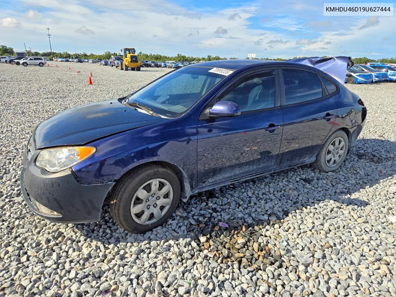 HYUNDAI ELANTRA 2009, VIN KMHDU46D19U627444