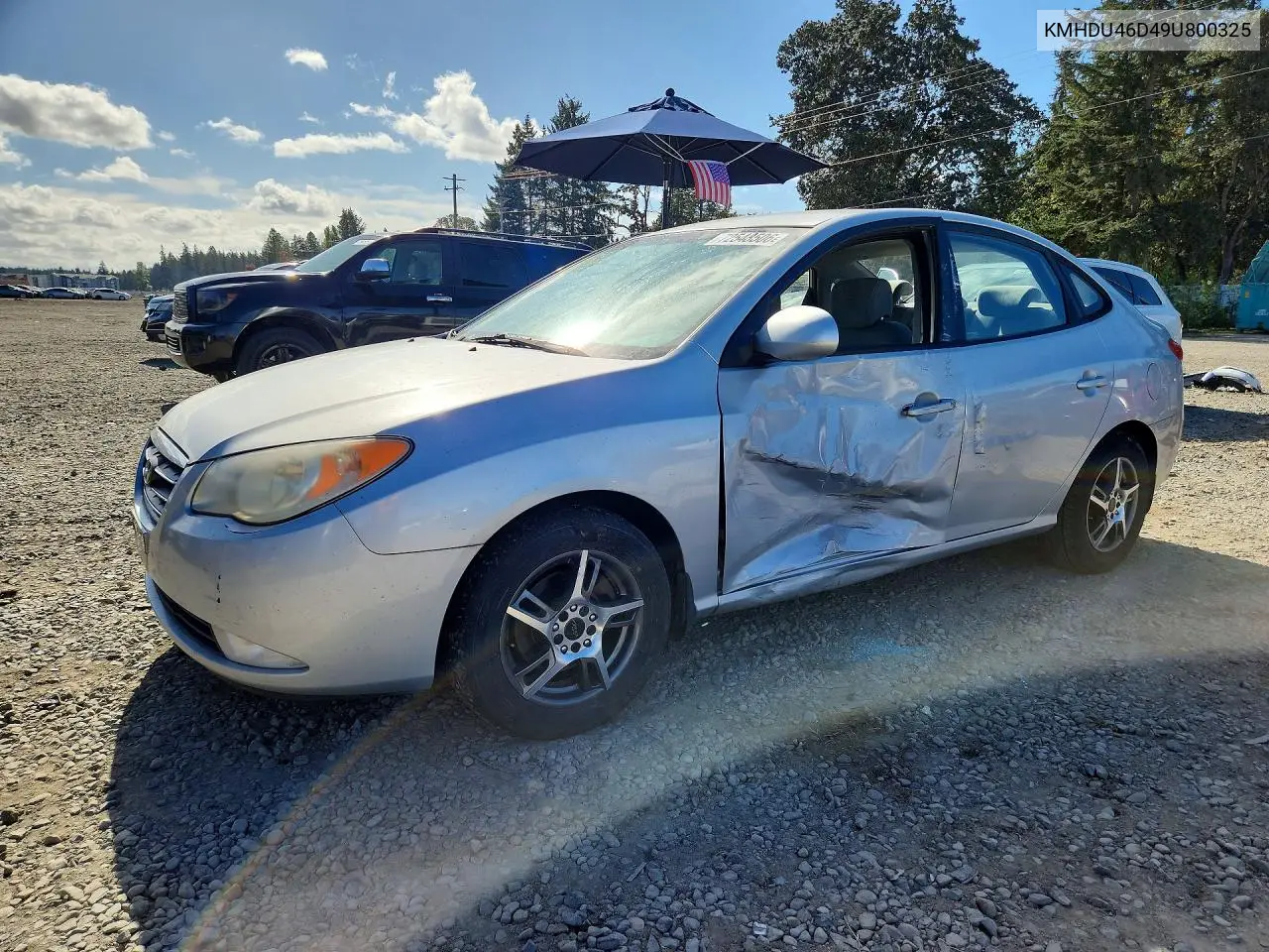HYUNDAI ELANTRA 2009, VIN KMHDU46D49U800325