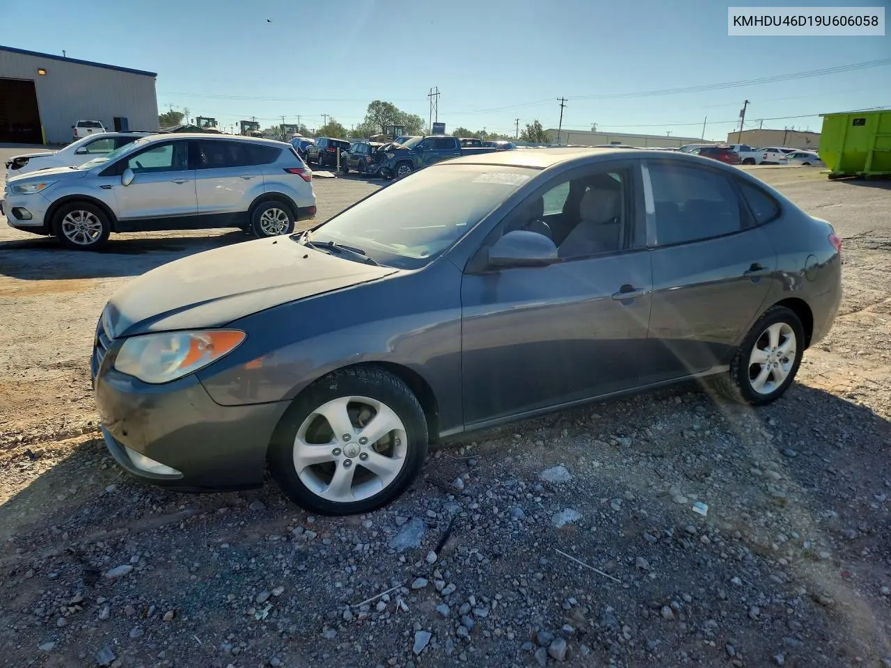 HYUNDAI ELANTRA 2009, VIN KMHDU46D19U606058