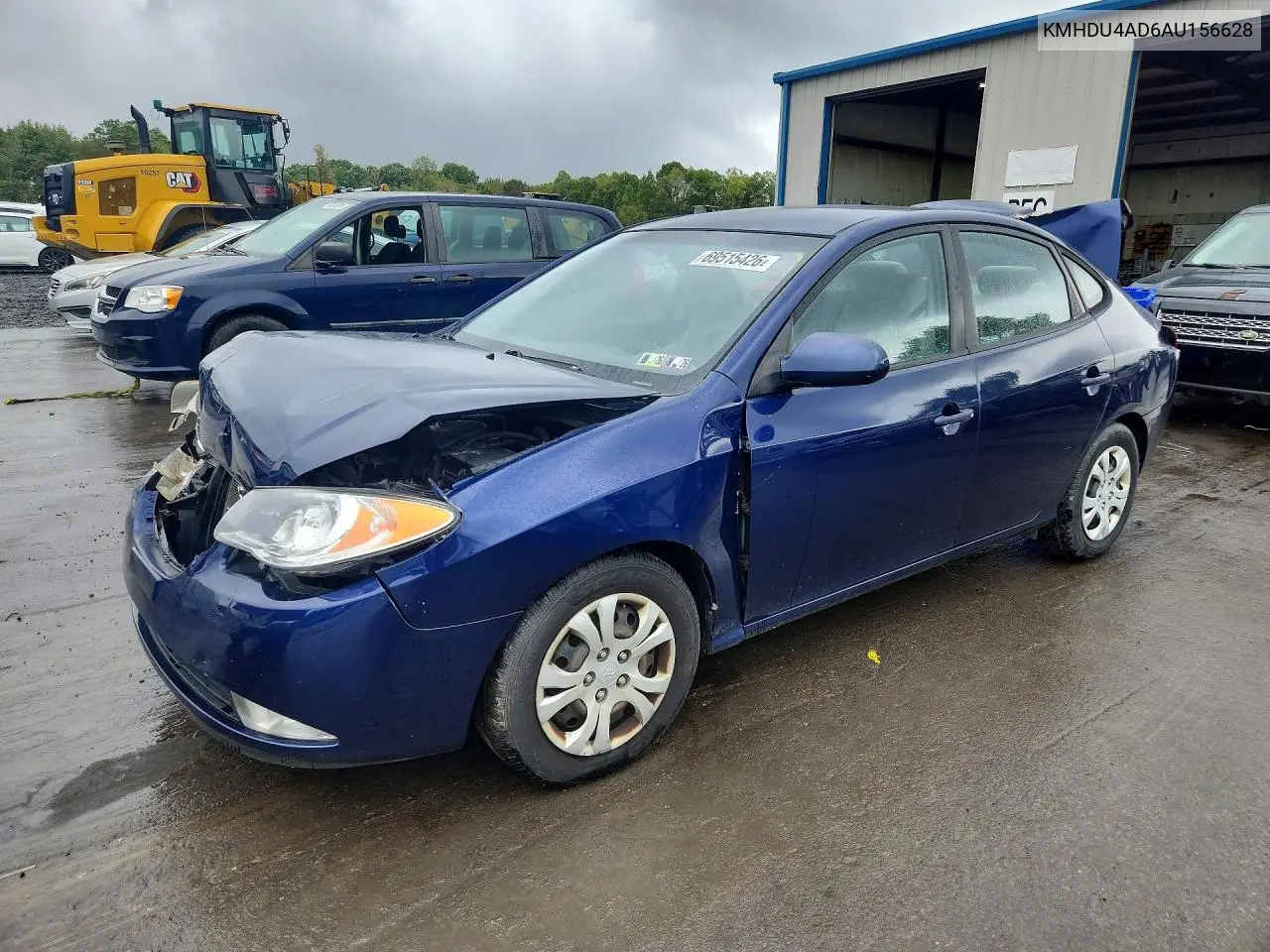 HYUNDAI ELANTRA 2010, VIN KMHDU4AD6AU156628