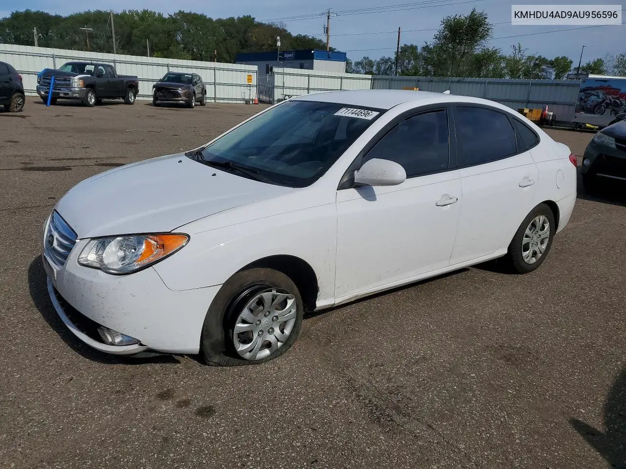 HYUNDAI ELANTRA 2010, VIN KMHDU4AD9AU956596