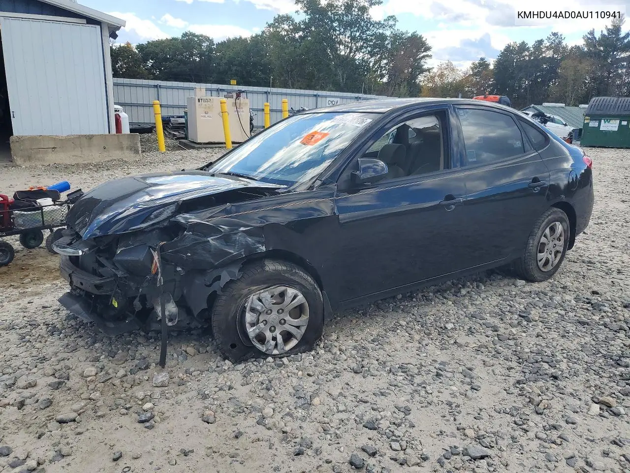HYUNDAI ELANTRA 2010, VIN KMHDU4AD0AU110941