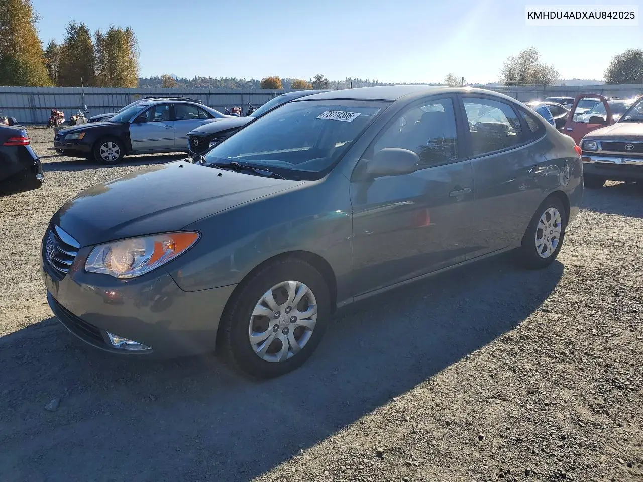 HYUNDAI ELANTRA 2010, VIN KMHDU4ADXAU842025