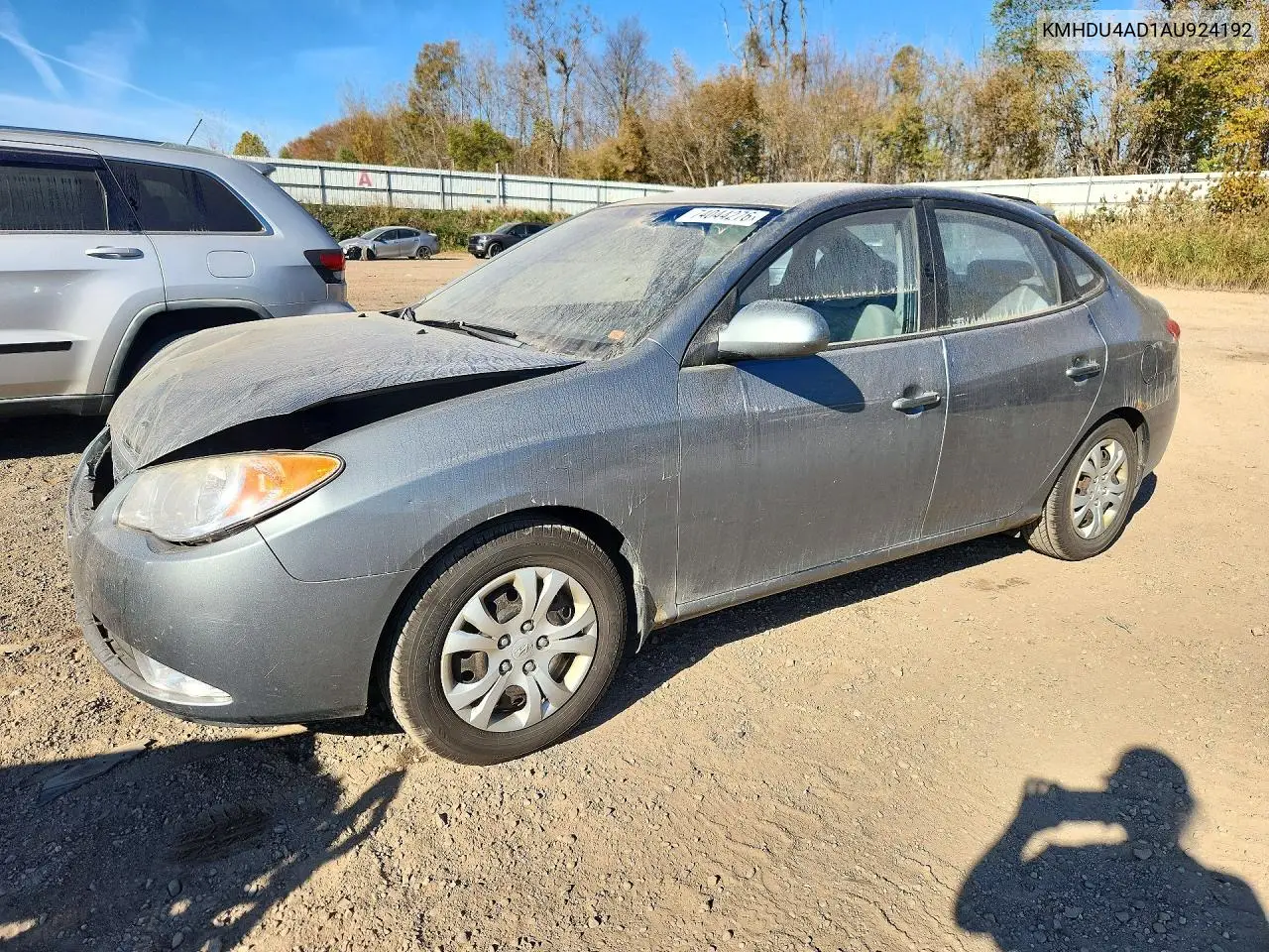 HYUNDAI ELANTRA 2010, VIN KMHDU4AD1AU924192
