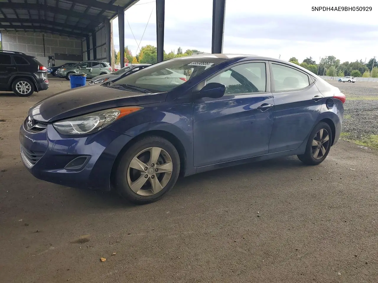 HYUNDAI ELANTRA 2011, VIN 5NPDH4AE9BH050929