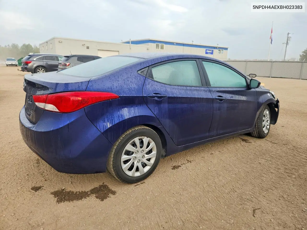 2011 HYUNDAI ELANTRA VIN 5NPDH4AEXBH023383 — фото 3