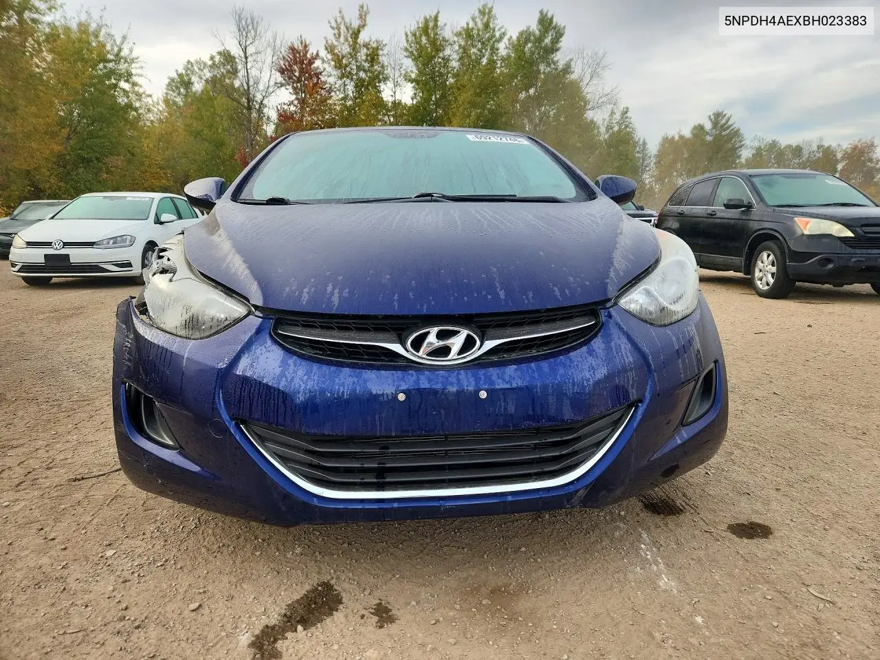 2011 HYUNDAI ELANTRA VIN 5NPDH4AEXBH023383 — фото 5