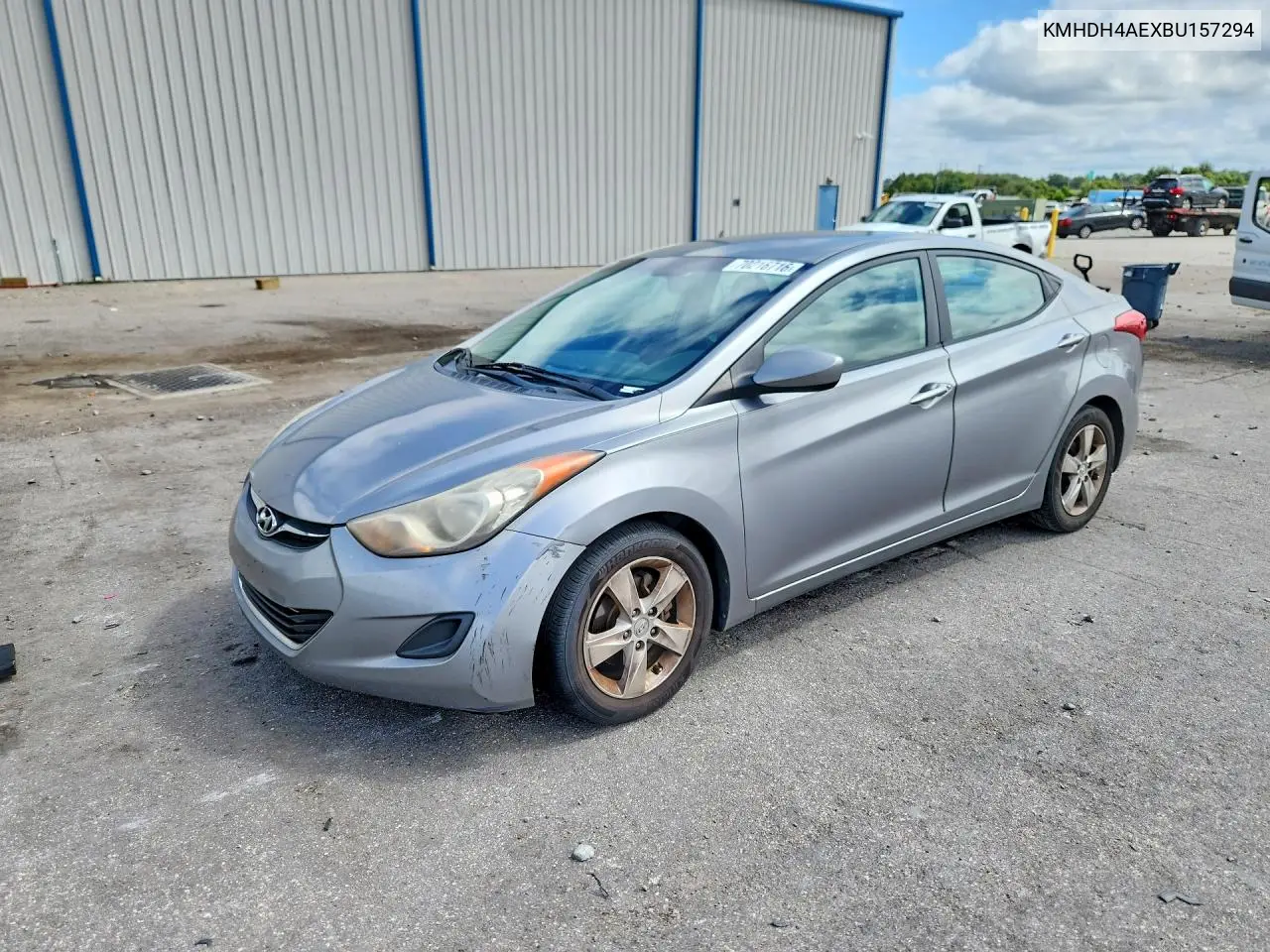 HYUNDAI ELANTRA 2011, VIN KMHDH4AEXBU157294