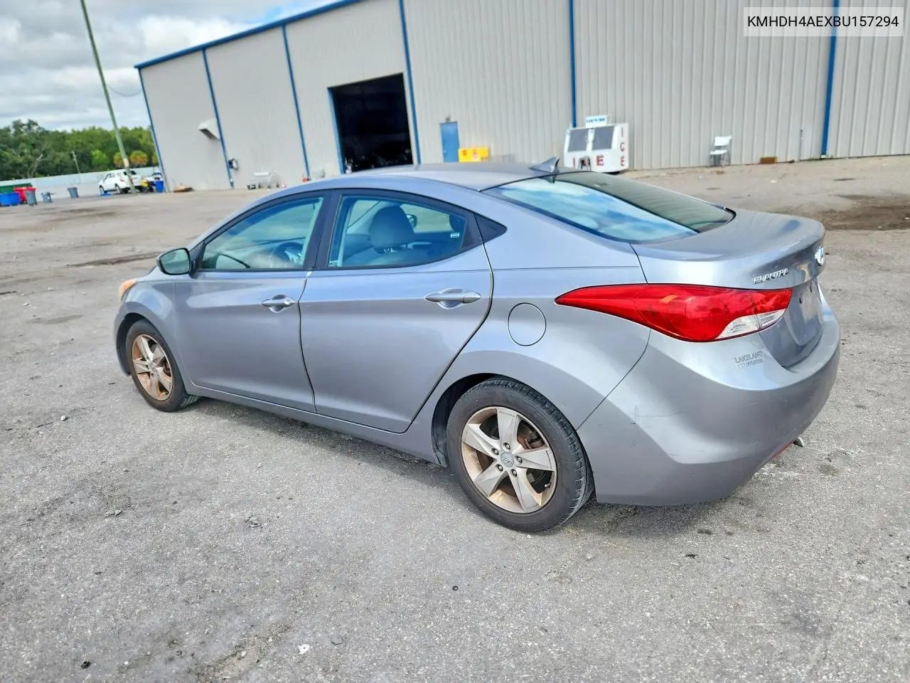 2011 HYUNDAI ELANTRA VIN KMHDH4AEXBU157294 — фото 2