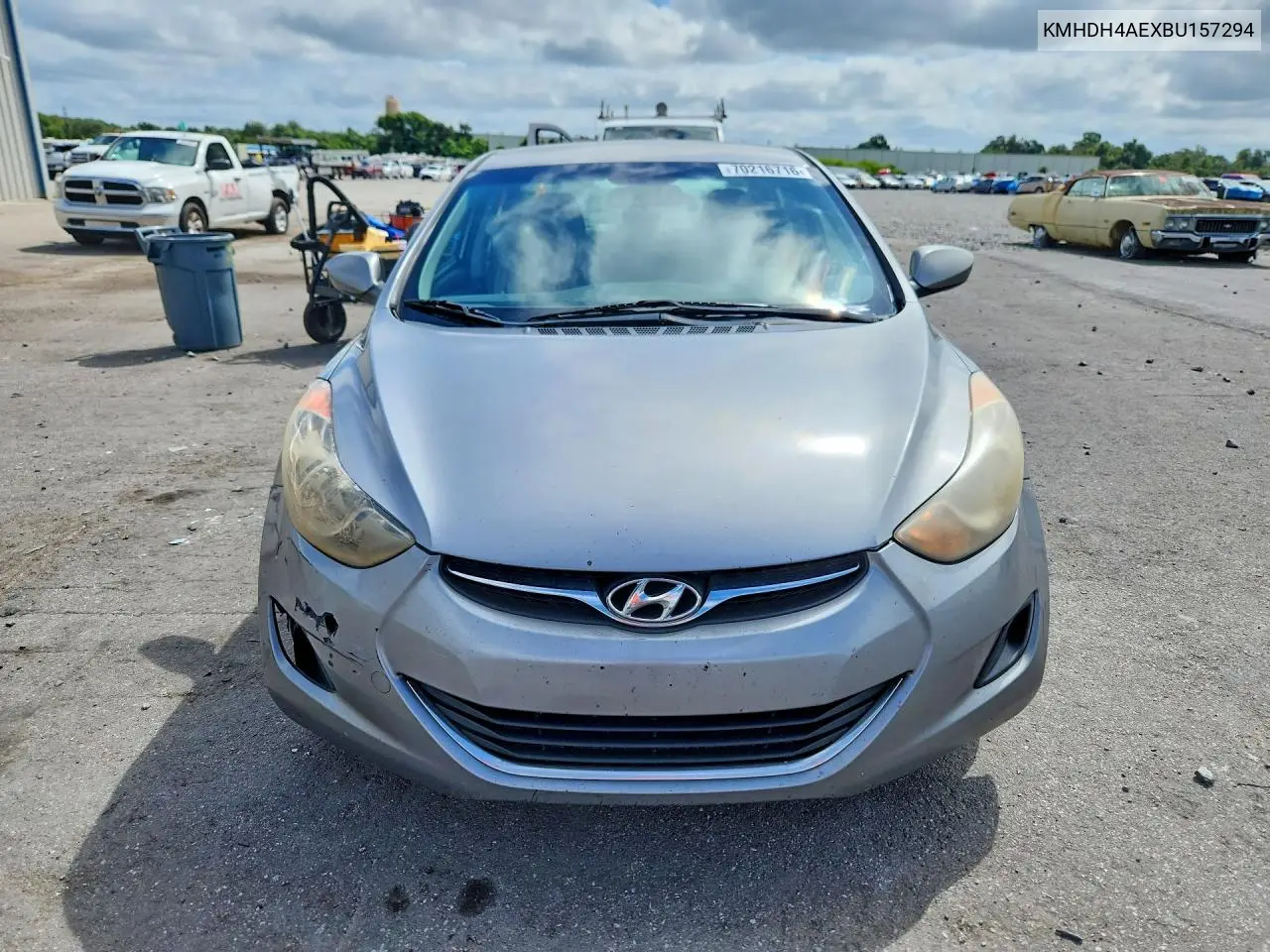 2011 HYUNDAI ELANTRA VIN KMHDH4AEXBU157294 — фото 5