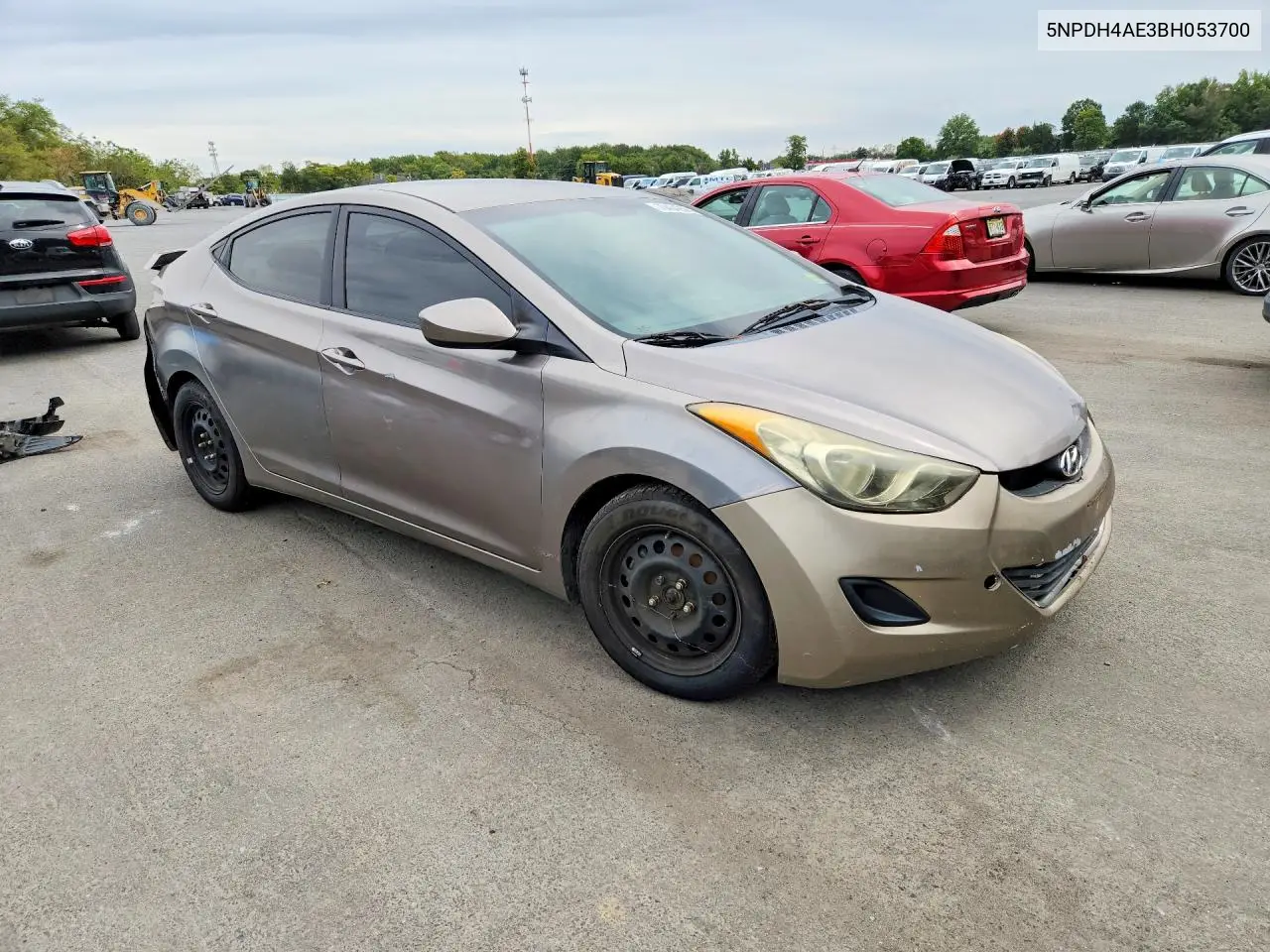 2011 HYUNDAI ELANTRA VIN 5NPDH4AE3BH053700 — фото 4